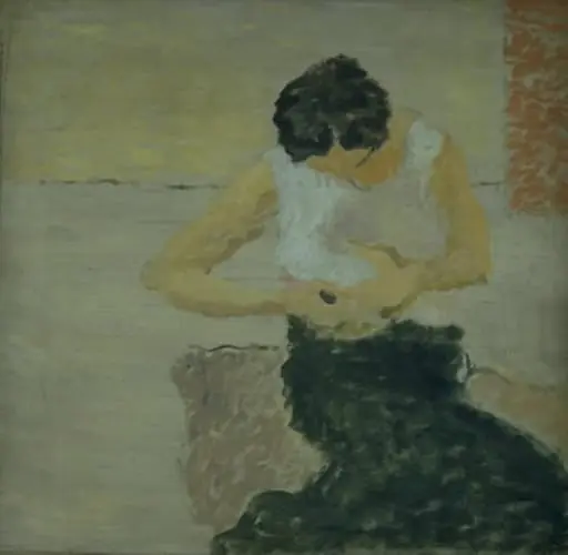 A Lady Dressing, by Unknown