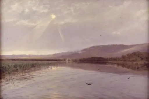 A Lake in the Himmelbjerg District, Jutland, by Unknown