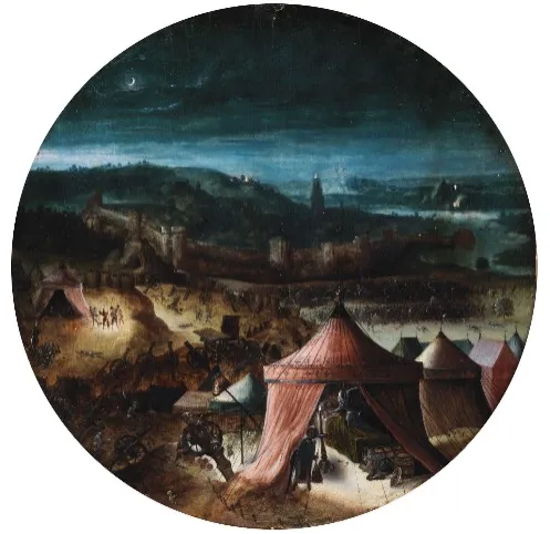 A Landscape with Judith and Holofernes, by Unknown, oil, 1540