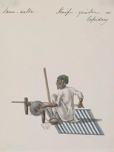 A lapidary, by Unknown