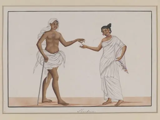 A low caste couple, by Unknown