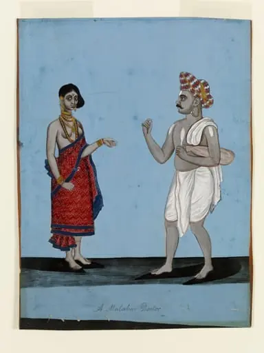 A Malabar doctor and his wife, by Unknown