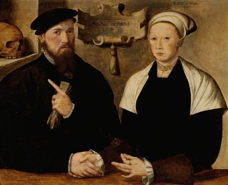 A man and his wife, by Unknown