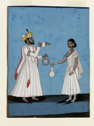 A man and woman, by Unknown