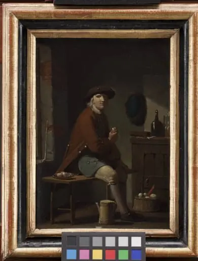 A Man Smoking His Pipe, by Unknown