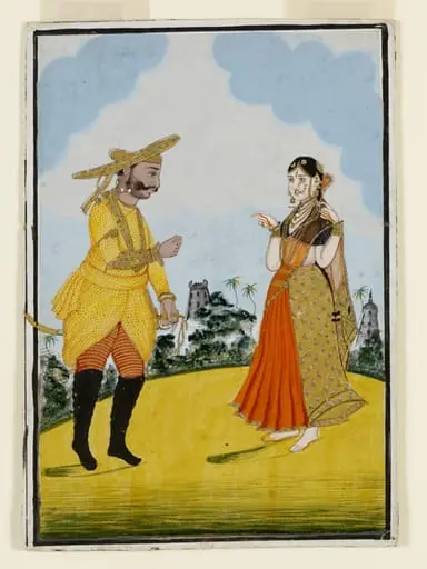 A Maratha couple, by Unknown