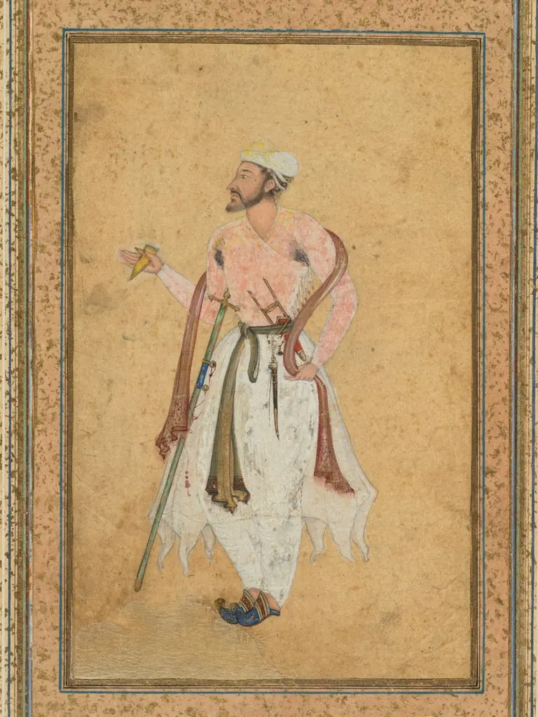 A Mughal courtier, by Unknown
