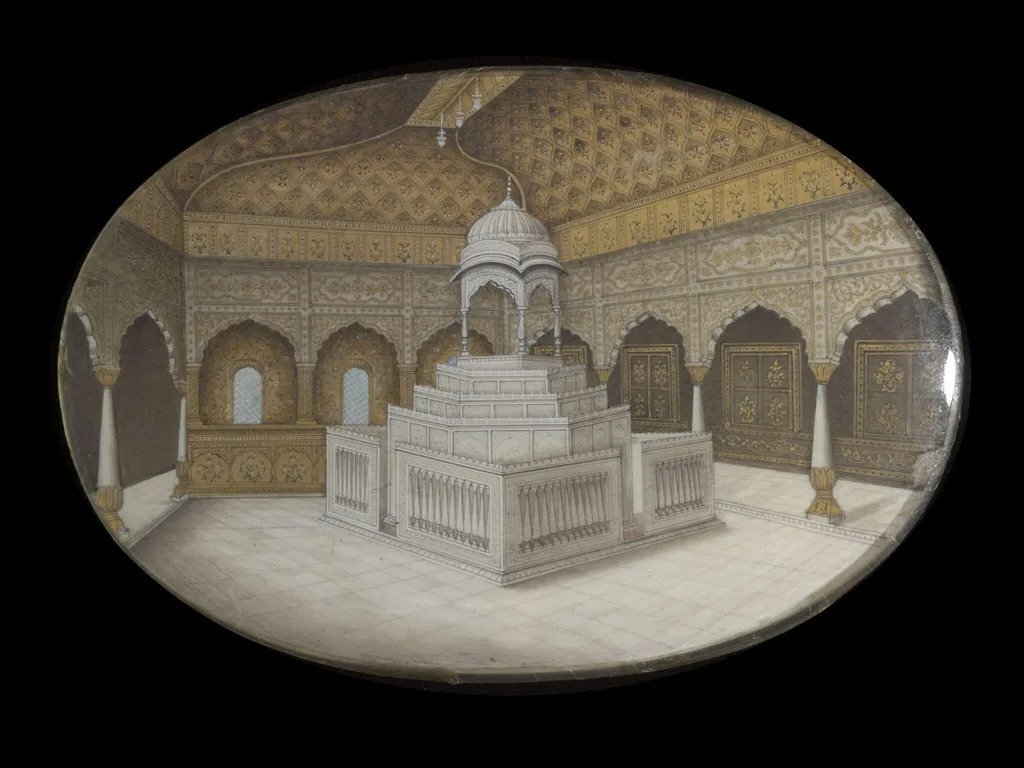 A Mughal tomb., by Unknown, paint, 1900