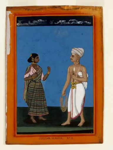 A necklace-seller and his wife, by Unknown