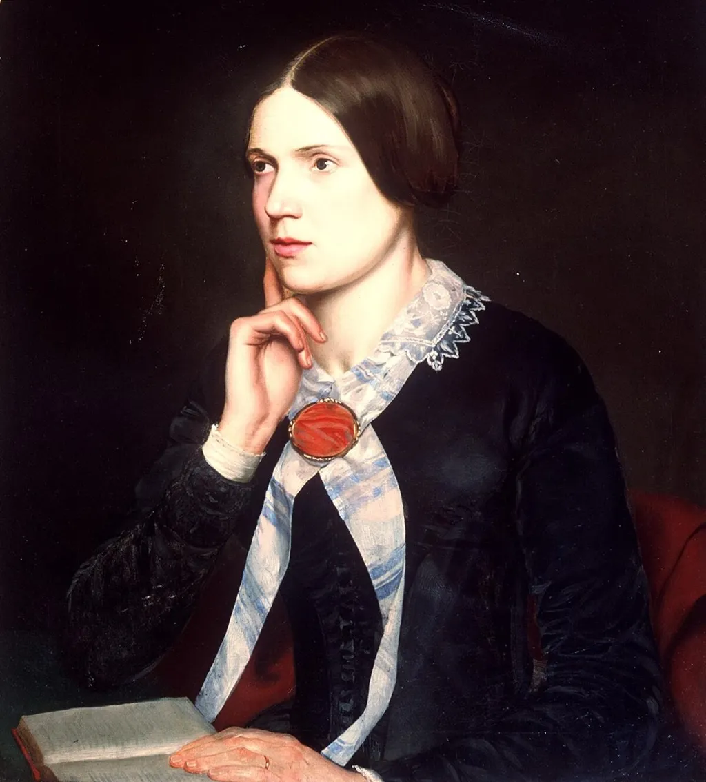 A portrait of a woman, by Unknown, oil, 1870