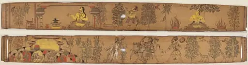 A Prince Performs Austerities (recto); Shiva and His Followers Return to Mount Kailash (verso), from a Romance of Chandrabhanu and Lavanyavati of Upendra Bhanja (1670–1740), by Unknown