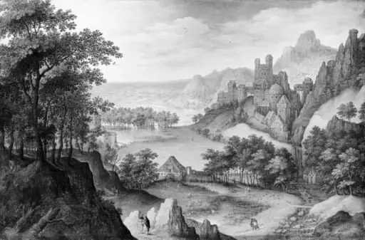 A River Landscape, by Unknown