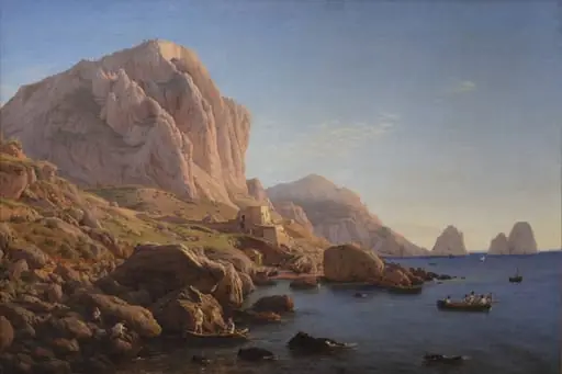 A Rocky Coast, Capri. After Sunrise, by Unknown