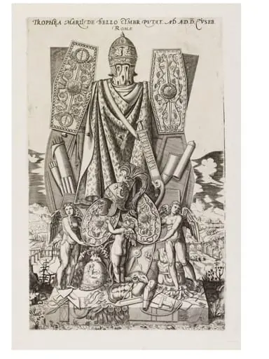 A Roman trophy, by Unknown
