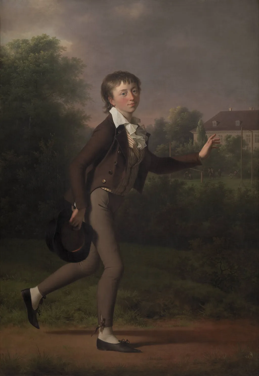 A Running Boy. Marcus Holst von Schmidten, by Unknown, 1802