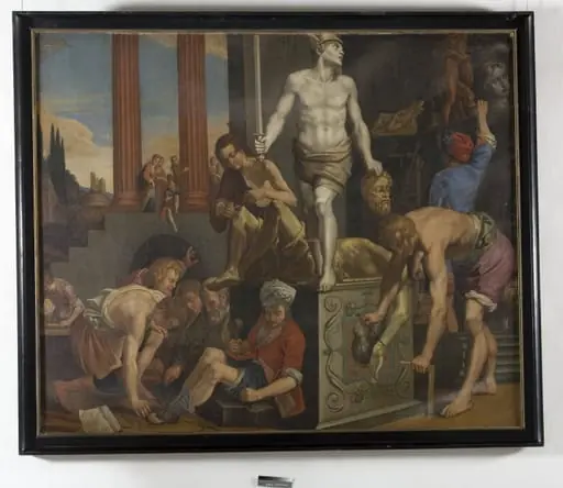 A Sculptor's Studio, by Unknown