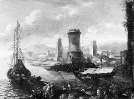A Seaport, by Unknown