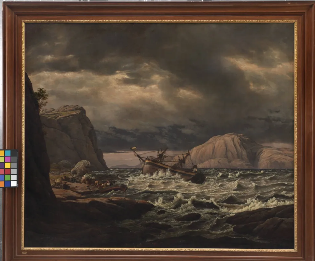 A Shipwreck on the Coast of Norway, by Unknown, 1831