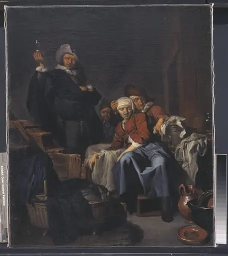 A Sick Peasant Woman, by Unknown