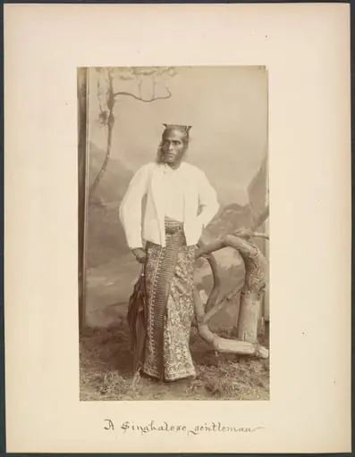 A Sinhalese Gentleman, by Unknown