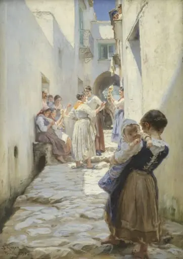 A Street in Torello, Italy, by Unknown