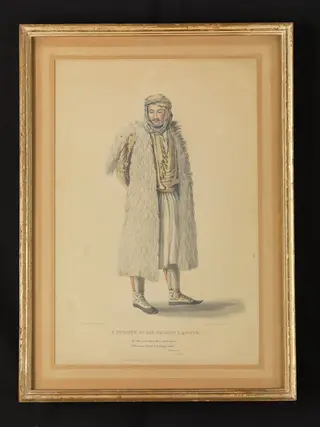 "A Suliote in his shaggy capote", by Unknown, 1850