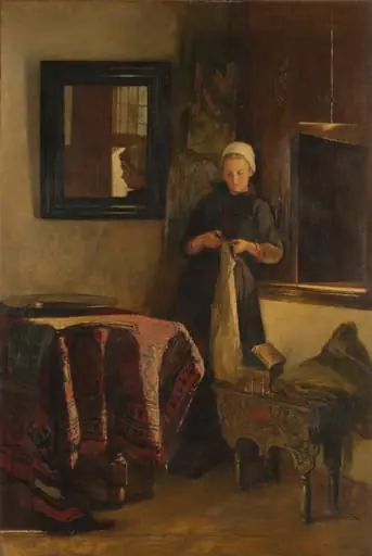 A Sunny Spot, by Unknown