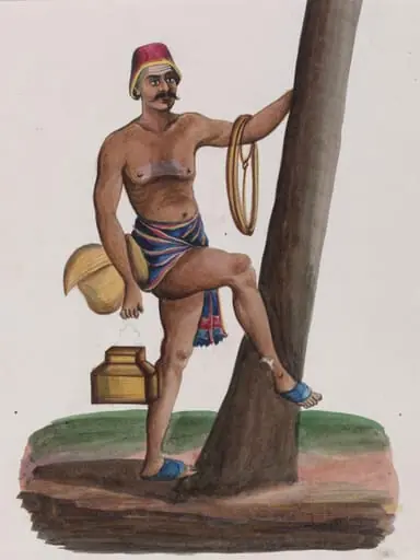 A toddy-tapper, by Unknown