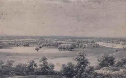 A View from the Summer House on Richmond Park down the river Thames, by Unknown