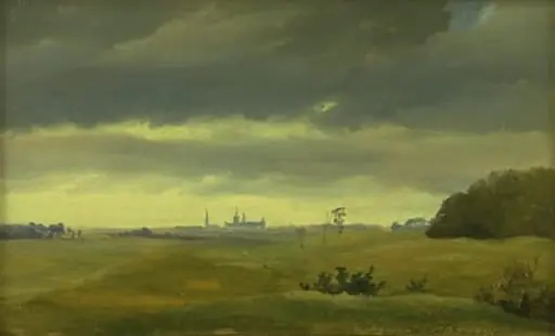 A View of Frederiksborg from Hestehaven, by Unknown