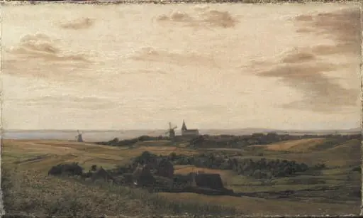 A View towards Assens in Funen. In the Distance the Coast of Schleswig, by Unknown