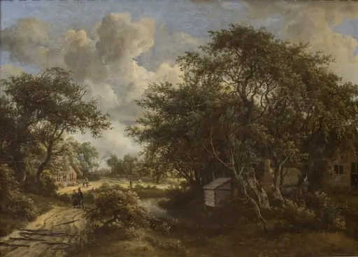 A Village among Trees, by Unknown
