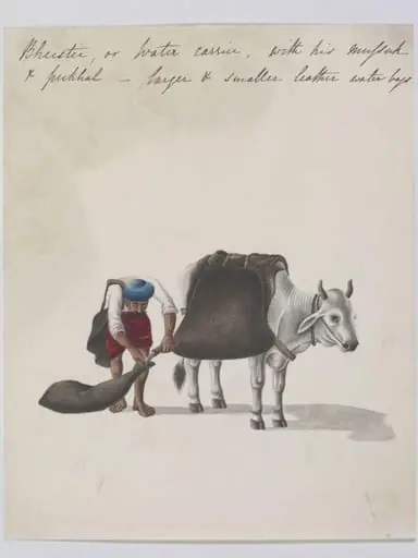 A water-carrier, by Unknown