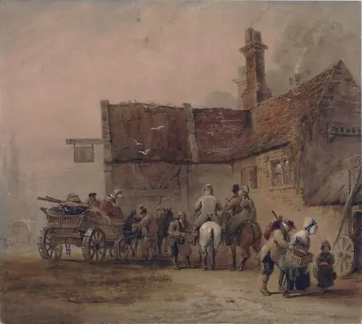 A Wayside Inn, by Unknown