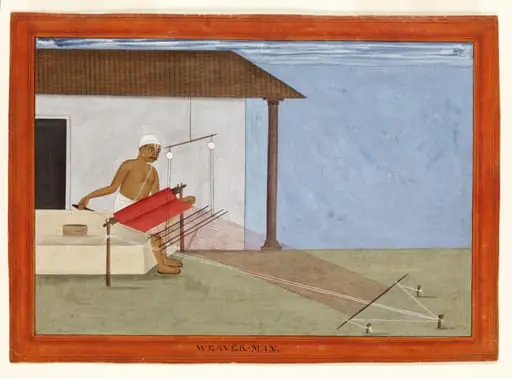A weaver, by Unknown