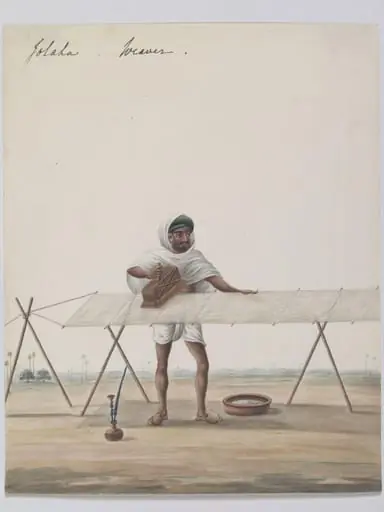 A weaver, by Unknown