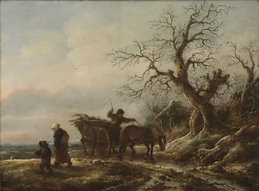 A Winter Scene, by Unknown
