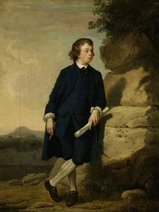A young draughtsman (1767), by Unknown, oil, 1767