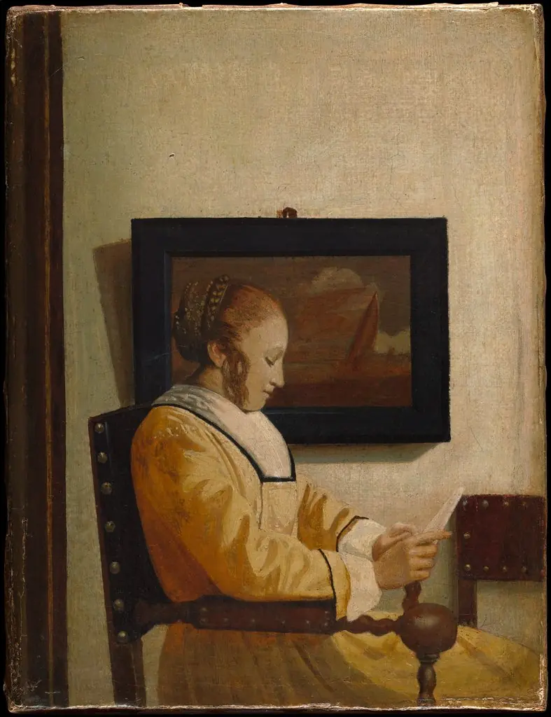 A Young Woman Reading, by Unknown, 1926