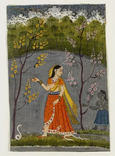 Abhisarika Nayika, by Unknown