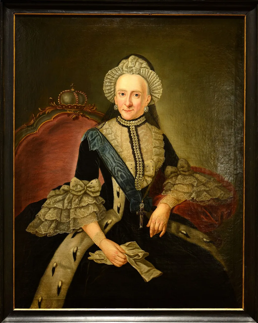 Äbtissin Therese Nathalie von Braunschweig-Wolfenbüttel, by Unknown, unspecified, 1750