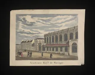Académie Royale de Musique, by Unknown, 1750