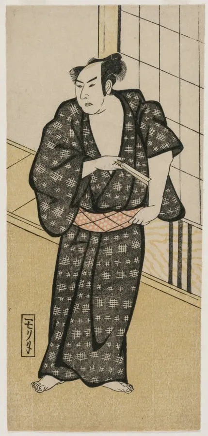 Actor Holding a Razor, by Unknown, 1800