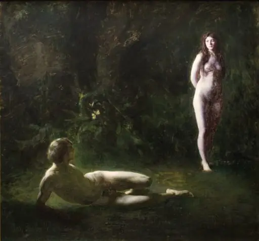 Adam and Eve, by Unknown