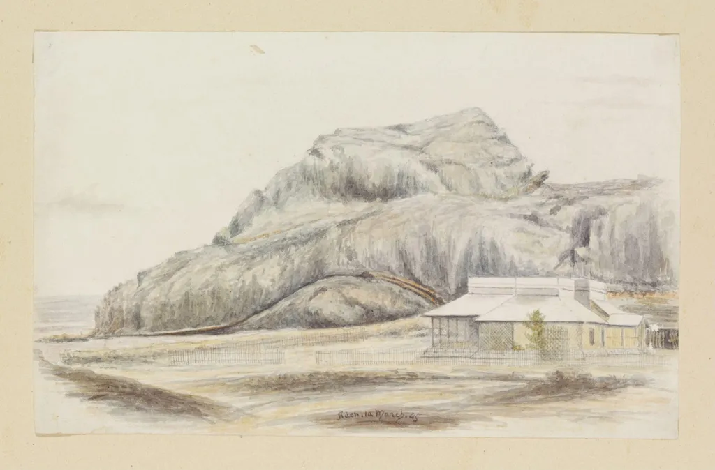 Aden, by Unknown, watercolor, 1845