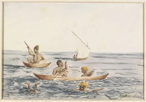 Aden divers, by Unknown