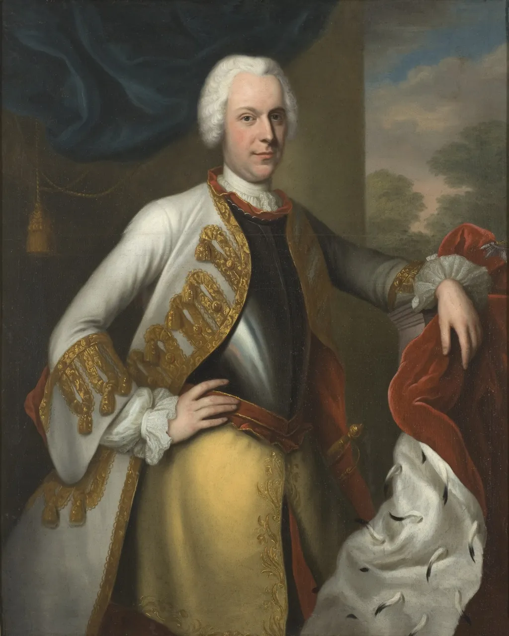 Adolf Fredrik (1710-1771), king of Sweden, duke of Holstein-Gottorp, prince bishop of Lübeck, married to Lovisa Ulrika of Prussia, by Unknown, oil