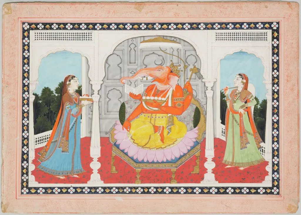 Adoration of Ganesha, by Unknown