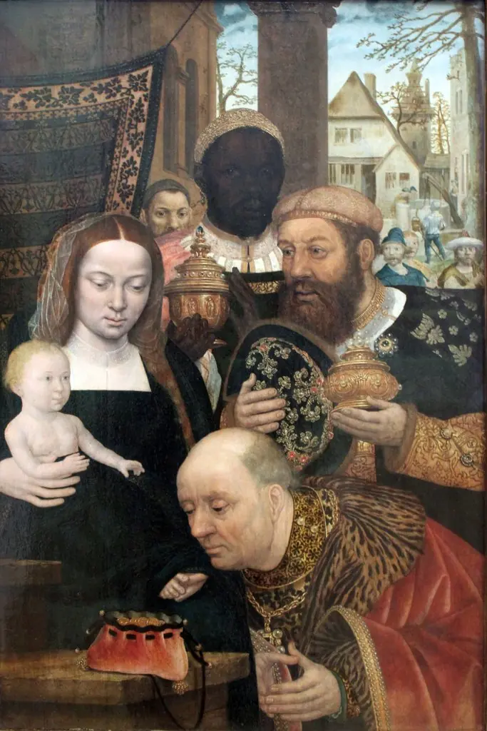 Adoration of the kings, by Unknown