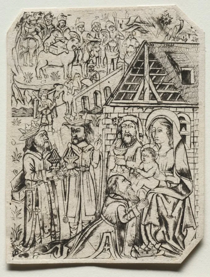 Adoration of the Magi, by Unknown, 1404